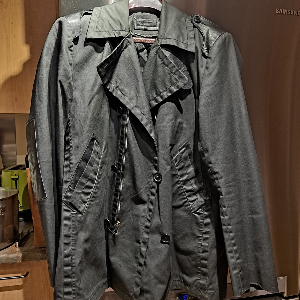 RUDSAK Black Jacket with Classic Collar